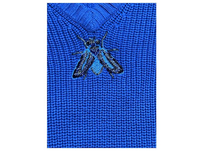 Autre Marque Suéter de lana T.Mosca Azul - vista 5