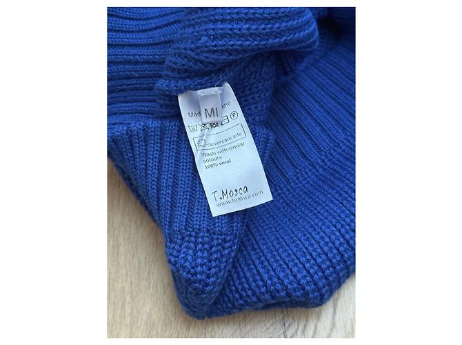 Autre Marque Suéter de lana T.Mosca Azul - vista 7