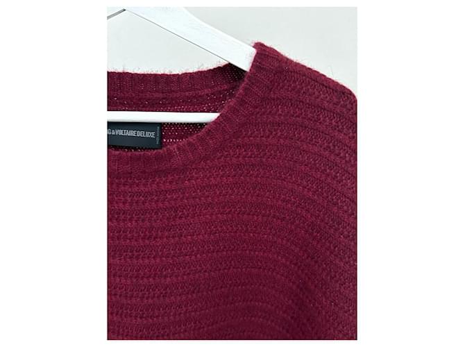 Zadig & Voltaire Deluxe Kaschmirpullover von Zadig und Voltaire Bordeaux - Ansicht 9