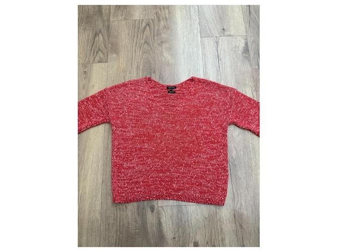 Suéter Massimo Dutti Vermelho Dourado - vista 4