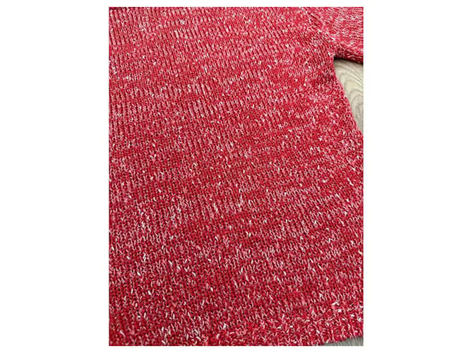 Suéter Massimo Dutti Vermelho Dourado - vista 6