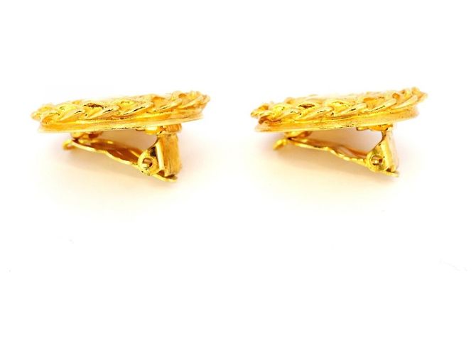 Chanel Mademoiselle Circle Ohrringe Golden - Ansicht 3