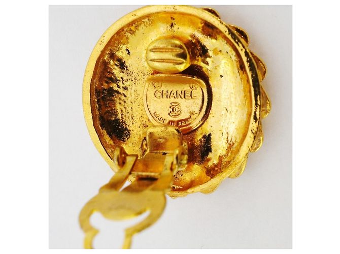 Chanel Mademoiselle Circle Ohrringe Golden - Ansicht 5