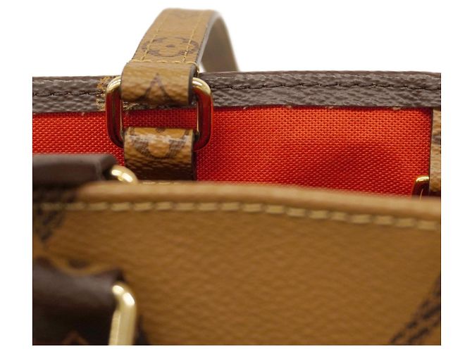 Twist Louis Vuitton Monogram Giant Reverse On-the-Go Tote Bag Braun - Ansicht 13