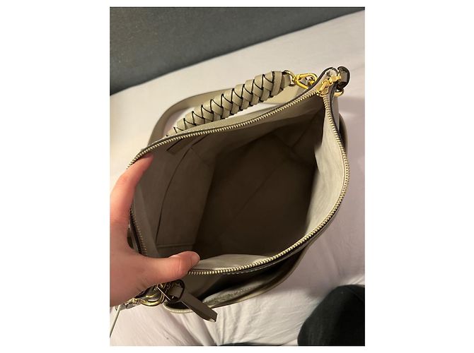 Louis Vuitton Borsa in pelle Maida Hobo Beige - vista 6