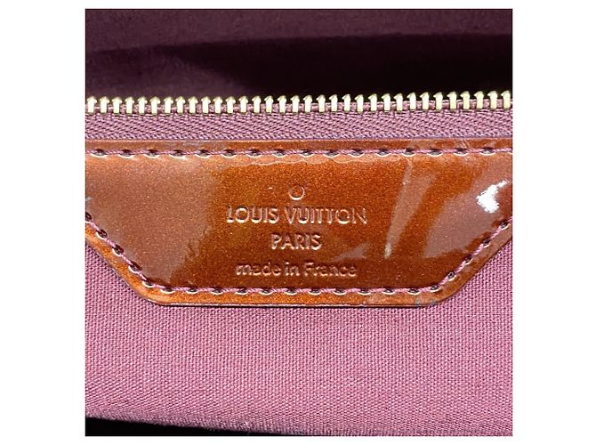 Borsa Tote Vernis Wilshire MM di Louis Vuitton Rosso - vista 5