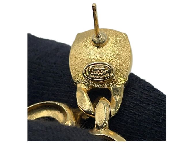 Boucles d'oreilles en métal avec strass Coco Mark de Chanel - vue 8