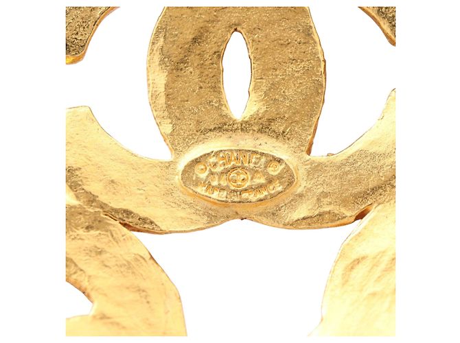 Collana Pendente Triple CC Placcata Oro Chanel D'oro - vista 4