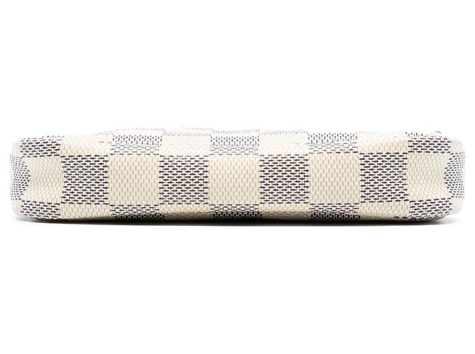 Mini Pochette Accessori Damier Azur Bianco Louis Vuitton - vista 3