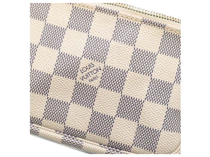 Mini Pochette Accessori Damier Azur Bianco Louis Vuitton - vista 6