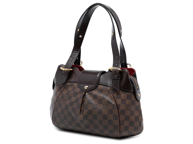Louis Vuitton Marrone Damier Ebene Sistina PM - vista 2