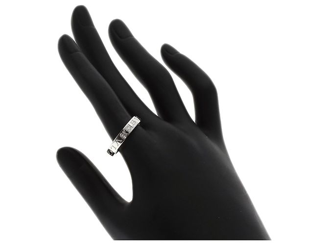 Bulgari Bvlgari Double Logo 1P Diamantring aus 18K Weißgold - Ansicht 6