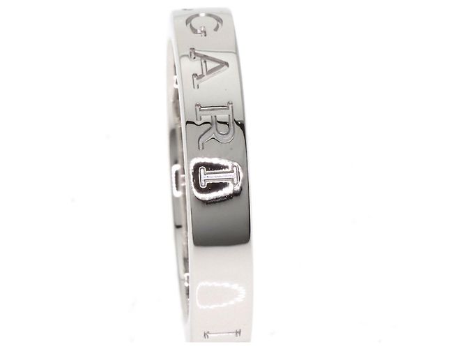 Bulgari Bvlgari Double Logo 1P Diamantring aus 18K Weißgold - Ansicht 7