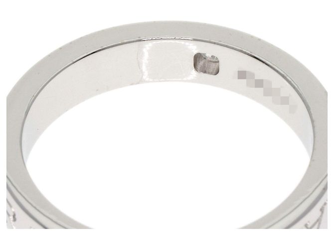 Bulgari Bvlgari Double Logo 1P Diamantring aus 18K Weißgold - Ansicht 8