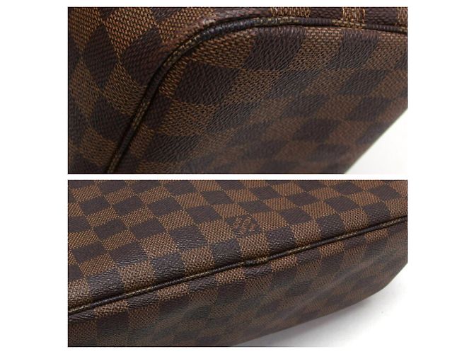 Borsa Tote Louis Vuitton Damier Neverfull PM Marrone - vista 5