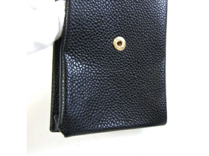 Chanel Cigar Case in Black Grained Calfskin - view 8