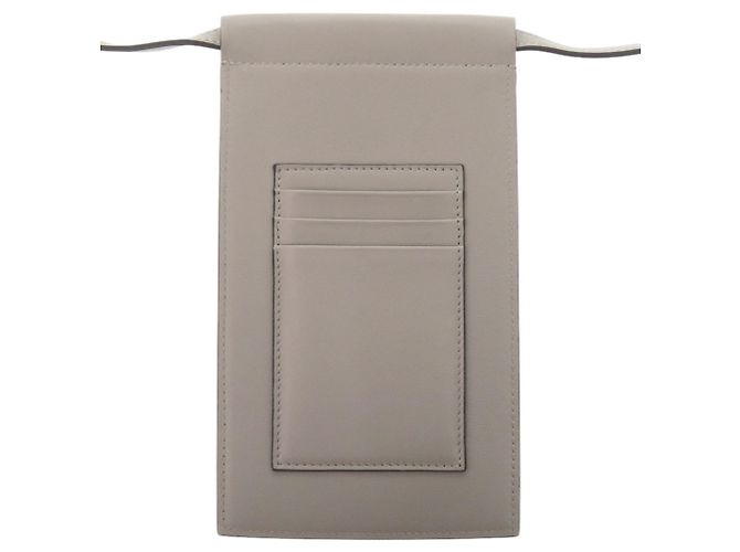 Graue Leder-Handy-Wallet von Valentino Garavani - Ansicht 3