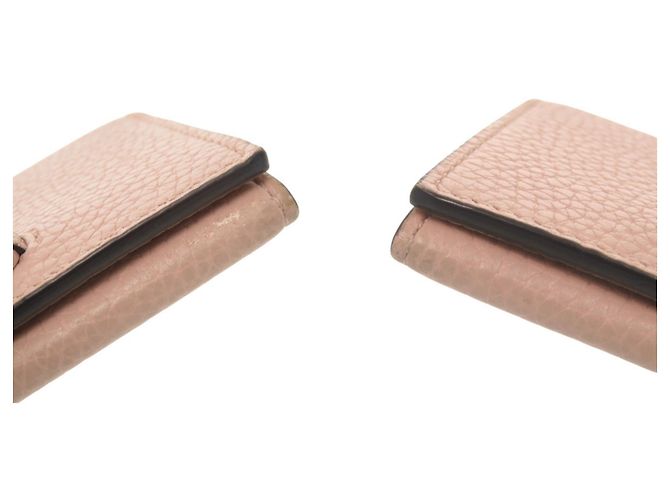 Tarjetero de cuero rosa Horsebit de Gucci - vista 10