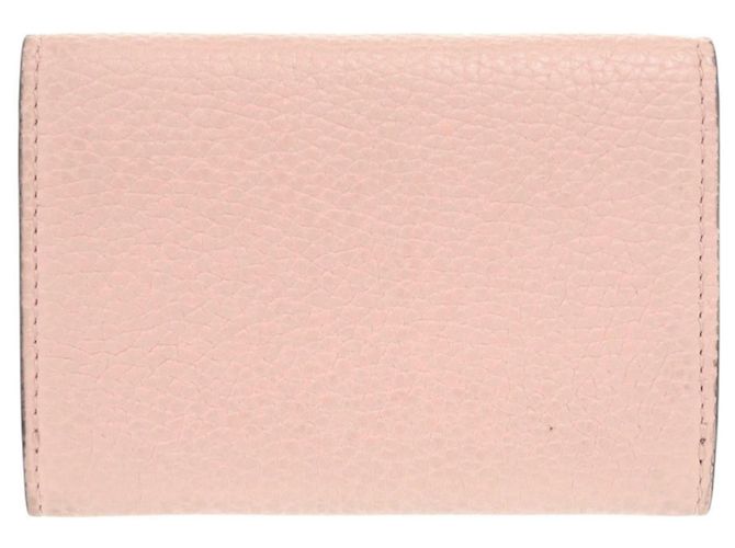Tarjetero de cuero rosa Horsebit de Gucci - vista 3