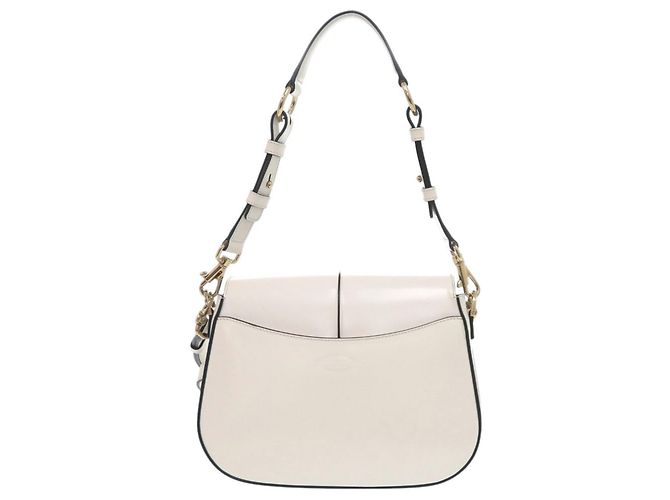 Borsa a spalla in pelle bianca T-Timeless di Tod's Bianco - vista 3