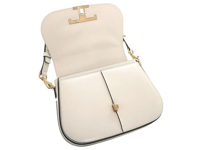 Borsa a spalla in pelle bianca T-Timeless di Tod's Bianco - vista 8