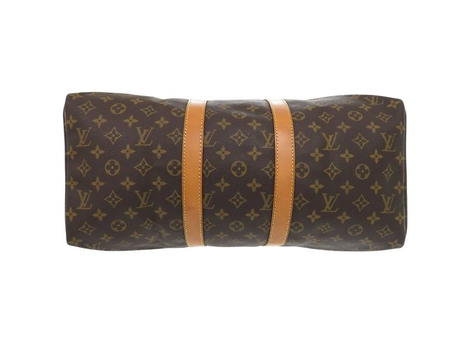 Borsa Boston Keepall 45 Monogram Louis Vuitton Marrone - vista 3