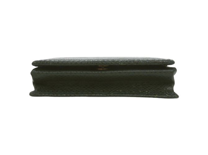 Monedero de cuero Taiga verde Louis Vuitton - vista 3