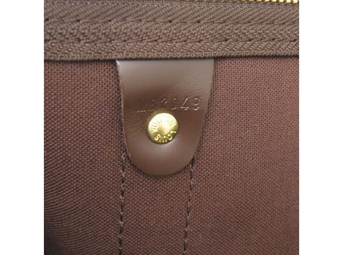 Borsa Boston Damier Keepall Bandoulière 45 Louis Vuitton Marrone - vista 10