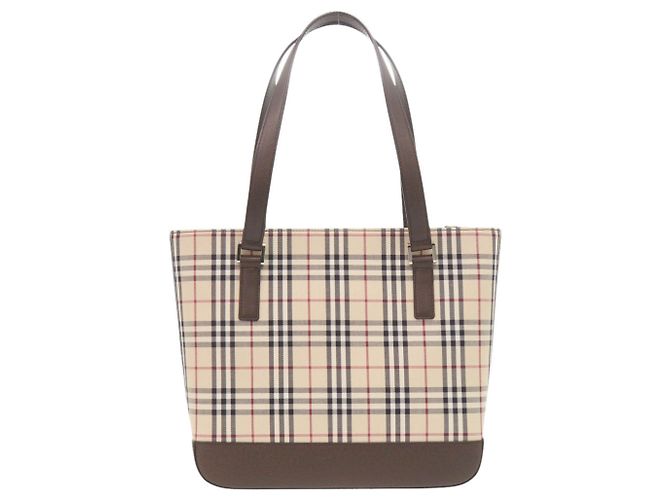Borsa in tela Nova Check di Burberry Marrone Beige - vista 2