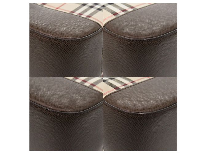 Borsa in tela Nova Check di Burberry Marrone Beige - vista 4