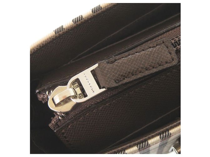 Borsa in tela Nova Check di Burberry Marrone Beige - vista 8