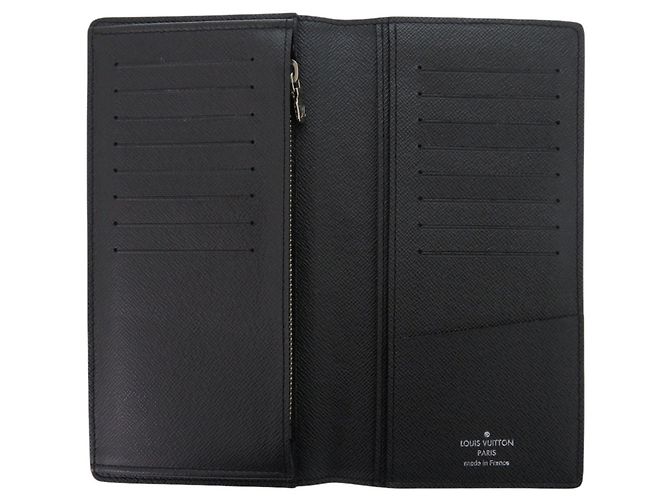 Portafoglio Lungo Plaza Louis Vuitton Nero - vista 4