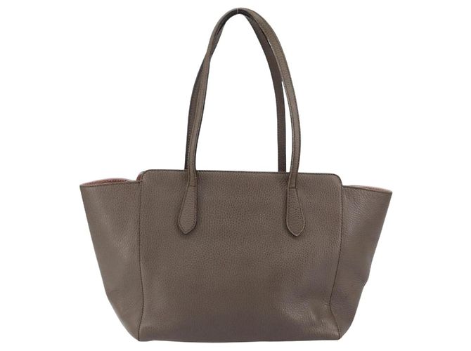 Gucci Swing Leather Medium Marrone - vista 2