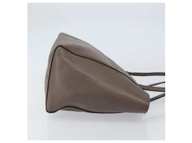 Gucci Swing Leather Medium Marrone - vista 3
