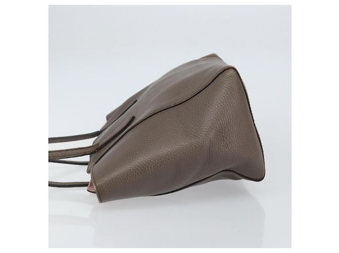 Gucci Swing Leather Medium Marrone - vista 4
