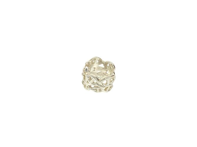 Ring Bague Chaine d'Ancre Enchaine GM d'Hermès Argenté - vue 3
