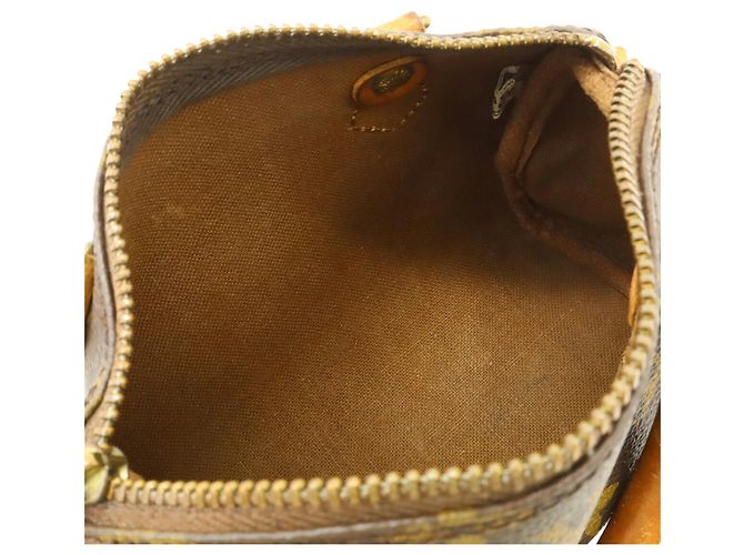 Pochette Mini Speedy Monogram Louis Vuitton M41534 Marrone - vista 6