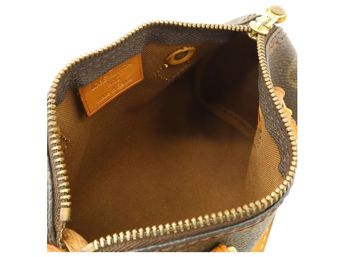 Pochette Mini Speedy Monogram Louis Vuitton Marrone - vista 6