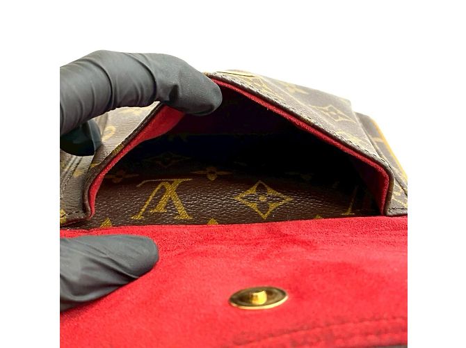 Borsa a Spalla in Pelle Monogram Viva Cite di Louis Vuitton Marrone - vista 10