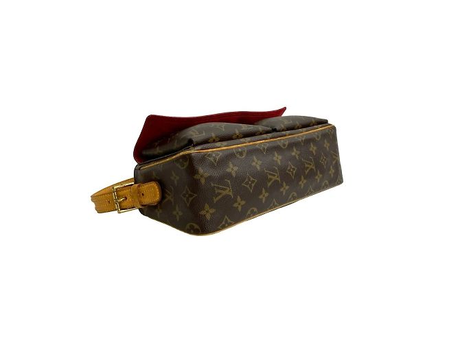 Borsa a Spalla in Pelle Monogram Viva Cite di Louis Vuitton Marrone - vista 7