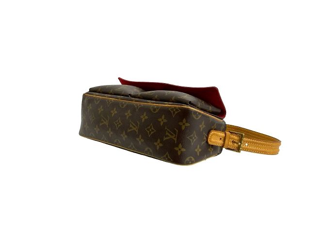 Borsa a Spalla in Pelle Monogram Viva Cite di Louis Vuitton Marrone - vista 8