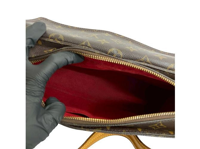 Borsa a Spalla in Pelle Monogram Viva Cite di Louis Vuitton Marrone - vista 9