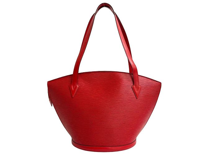 Louis Vuitton Saint Jacques Epi-Leder Tote Bag Rot - Ansicht 3