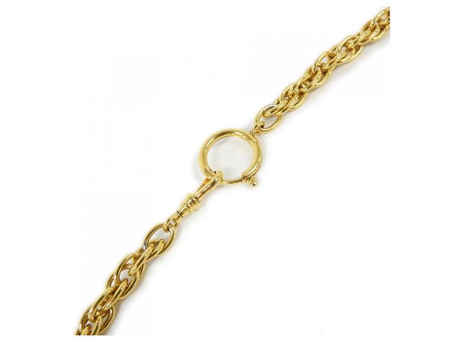 Collier multi-couleurs Chanel Rouge Bleu Doré Vert - vue 5