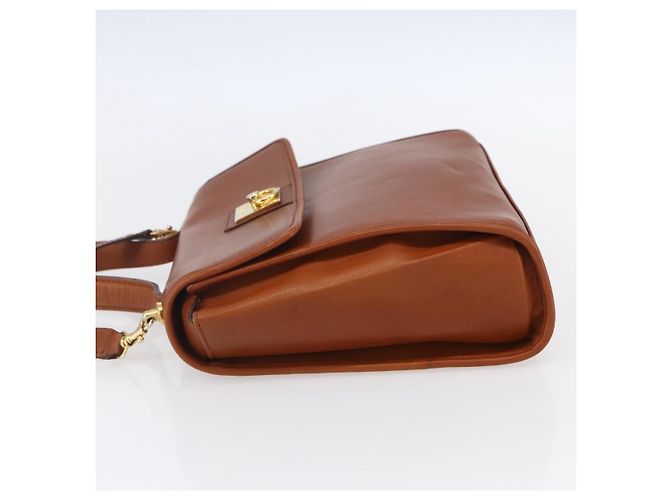 Céline Borsa a mano in pelle Celine Marrone - vista 3