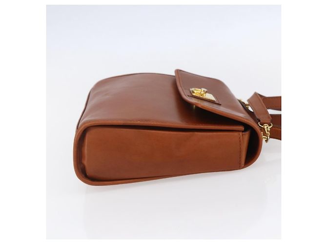 Céline Borsa a mano in pelle Celine Marrone - vista 4