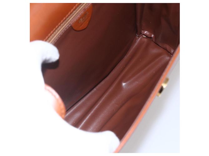 Céline Borsa a mano in pelle Celine Marrone - vista 5