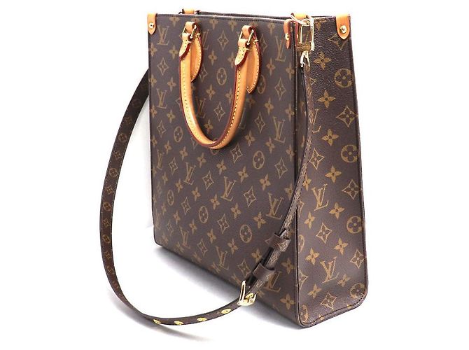 Sac Plat PM Monogram 2way de Louis Vuitton Marron - vue 2