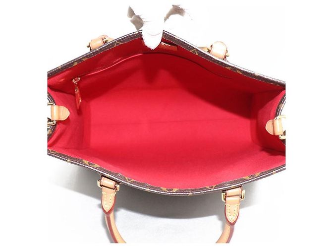 Sac Plat PM Monogram 2way de Louis Vuitton Marron - vue 3