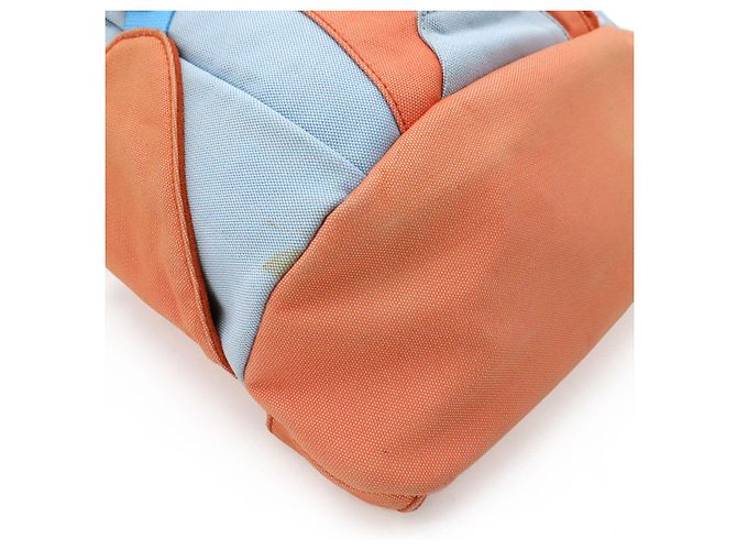 Timeless Chanel Sportlinie Canvas Rucksack Orange - Ansicht 3